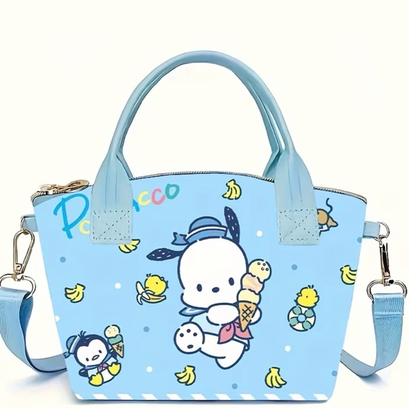 Blue Cartoon Print  Bag - Picture 3 of 4